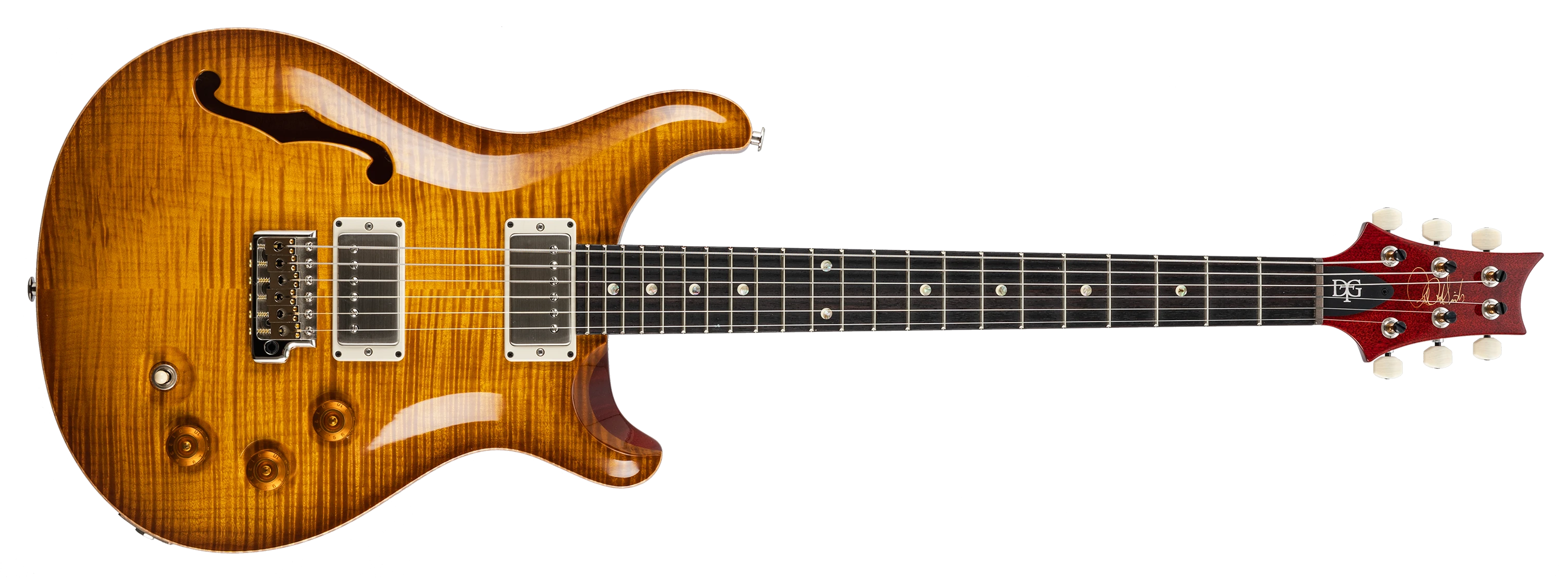 PRS DGT Semi Hollow Limited McCarty Sunburst